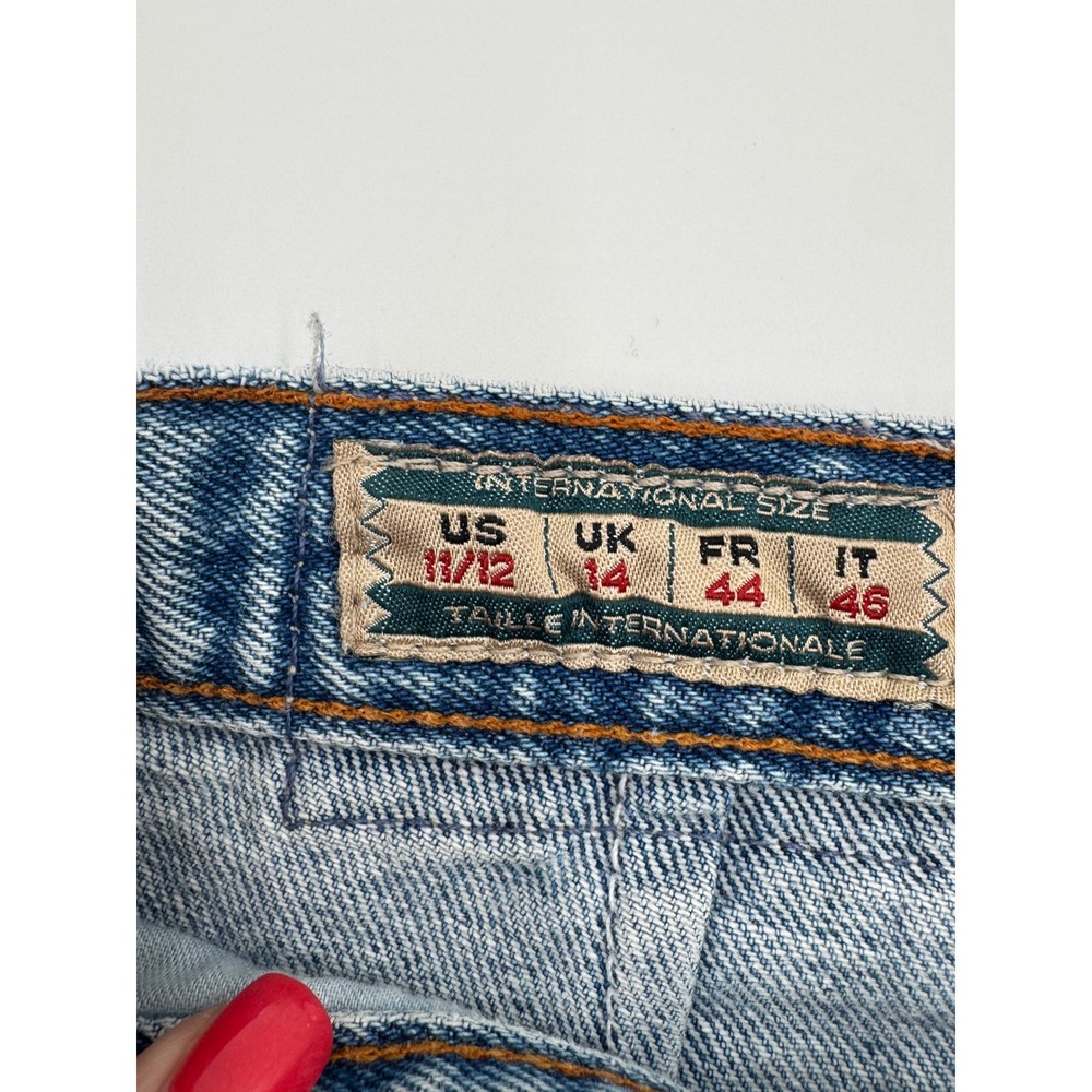 Vintage EXP Jeans by Express High Waisted Mom Jeans Blue Size 11/12 Made in USA - Picture 9 of 9